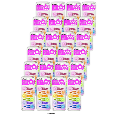 Scunci No-Slip Grip Chunky Jaw Clip 1.76Oz (Pack of 48)