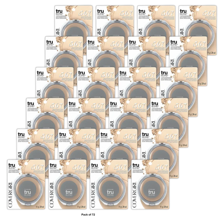 Cover Girl Trublend Pressed Powder Translucent Light #21 0.39Oz (Pack of 72)