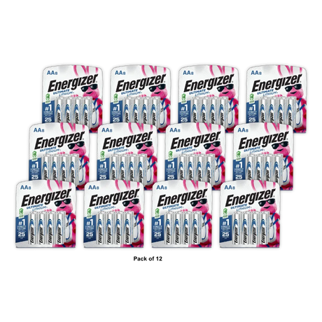 Energizer Ultimate Lithium AA Batteries 4.5Oz (Pack of 12)