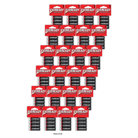Eveready Super Heavy Duty Batteries Aa (Pack Of 24)