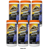 Armor All Natural Finish Interior Detailer Car Wipes 5.3Oz (Pack of 6)