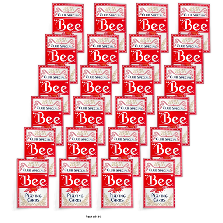 Bee Poker Size Club Special Premium Playing Cards 3.52Oz (Pack of 144)