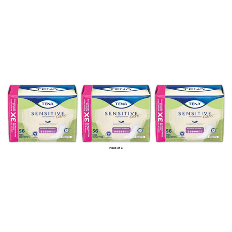 Tena Intimates Maximum Absorbency Incontinence Pads For Women Regular Length 46.24Oz (Pack of 3)
