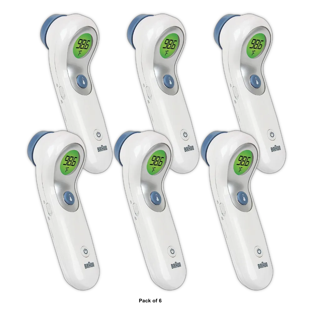 Braun No Touch And Forehead Thermometer 7.68Oz (Pack of 6)
