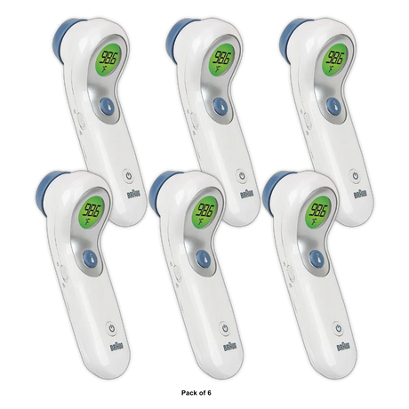 Braun No Touch And Forehead Thermometer 7.68Oz (Pack of 6)