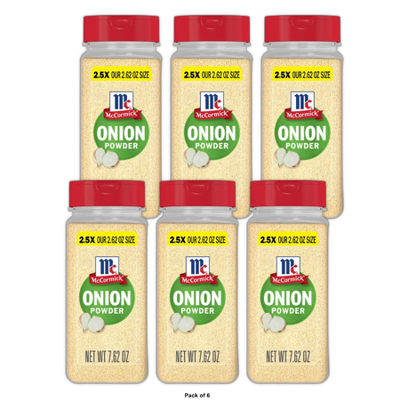 McCormick Onion Powder 7.62Oz (Pack of 6)