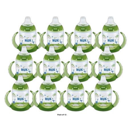 Nuk Learner Cup 6 Plus Months Silicone Assorted Colors 2.65Oz (Pack of 12)