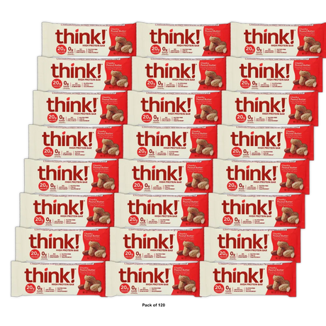 Think Thin High Protein Bar Chunky Peanut Butte 2.1Oz (Pack of 120)