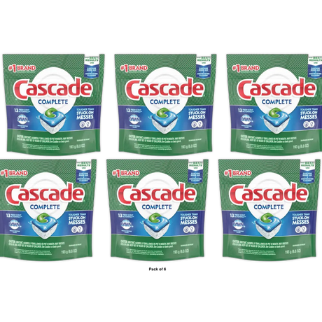 Cascade Complete Dishwashing Cleaner 6.8Oz (Pack of 6)