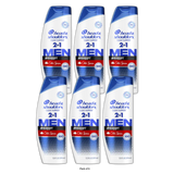Head & Shoulders Mens 2 in 1 Dandruff Shampoo and Conditioner Old Spice Swagger 12.5Oz (Pack of 6)