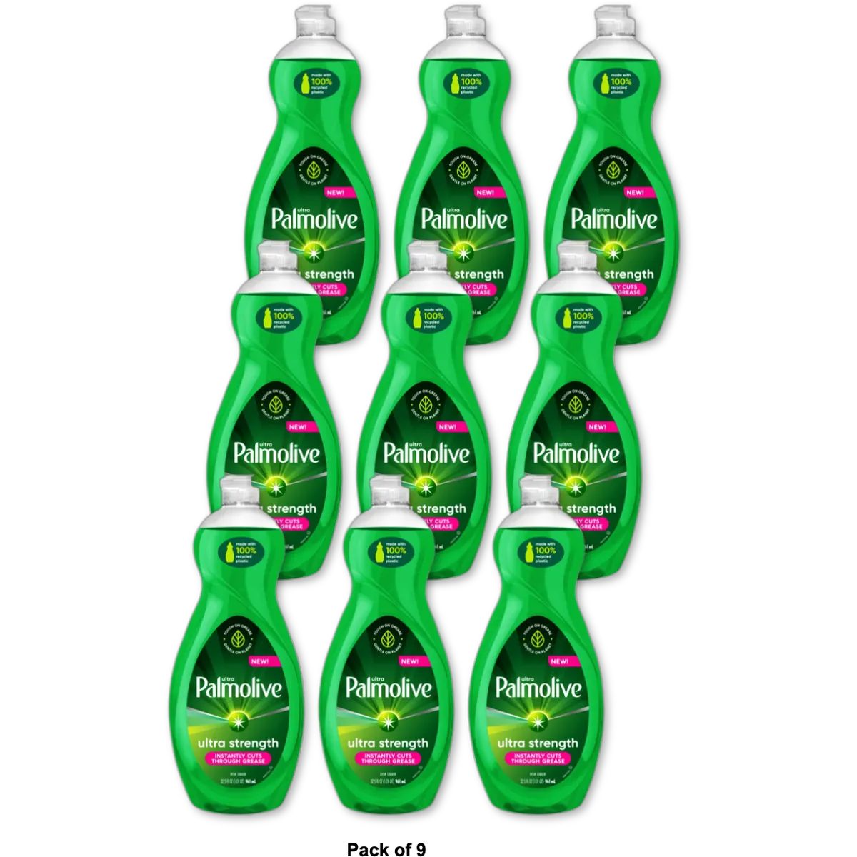Palmolive Liquid Dishwashing Dish Soap Ultra Strength 32.5Oz (Pack of 9)