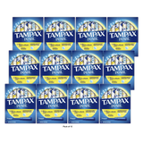 Tampax Pearl Regular Plastic Tampons Unscented18 Ea 4Oz (Pack of 12)