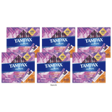 Tampax Radiant Super Plus Absorbency Tampons 8.47Oz (Pack of 6)