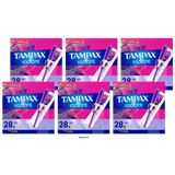 Tampax Radiant Tampons Light Absorbency Unscented 9.07Oz (Pack of 6)