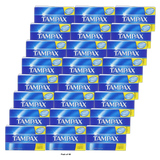 Tampax Tampons With Flushable Applicator Regular Absorbancy10 Each 1.17Oz(Pack of 48)