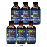 Jamaican Mango and Lime Black Castor Oil with Vitamins A D and E 4Oz (Pack of 6)