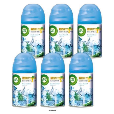 Air Wick Freshmatic Ultra Apua Essences Refill Fresh Waters6 Ea 5.89Oz (Pack of 6)