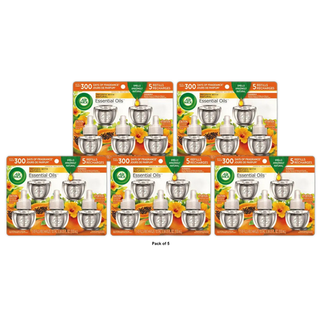 Air Wick Plug in Scented Oil Refill Hawaii 3.38Oz (Pack of 5)