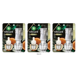 Air Wick Plug in Scented Oil Starter Kit (Gadget + 2 Refills) White Sage & Mahogany Air Freshener Essential Oils 1 Kit 7.83Oz (Pack of 3)