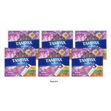 Tampax Radiant Tampons Trio Pack Regular Super Plus Absorbency Unscented 28 Count 6.56oz (Pack of 6)