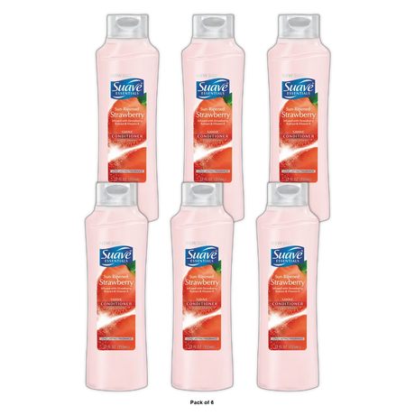 Suave Essentials Strawberry Conditioner 12Oz (Pack of 6)