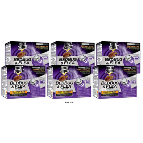 Hot Shot Bed Bugs And Flea Fogger 2Oz (Pack Of 6)
