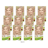 Garnier Nutrisse Nourishing Color Creme 111 Extra-Light Ash Blonde Kit 7.71Oz (Pack of 12)