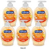 Softsoap Moisturizing Liquid Hand Soap Milk Protein and Honey 7.5Oz (Pack of 6)