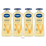 Vaseline Intensive Care Nourishing Moisture Body Lotion 20.3Oz (Pack of 4)