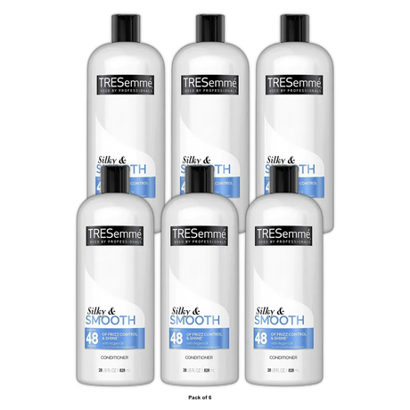 Tresemme Smooth and Silky Conditioner With Morroccan Argan Oil 28Oz (Pack of 6)