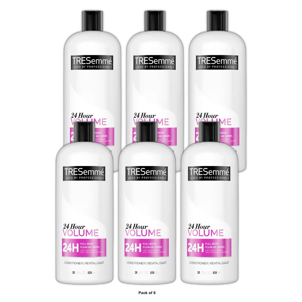 Tresemme 24 Hour Healthy Volume Hair Conditioner- 28Oz (Pack of 6)