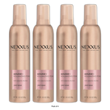 Nexxus Mousse Plus Volumizing Foam Styler Hair Light Hold 10.6Oz (Pack of 4)