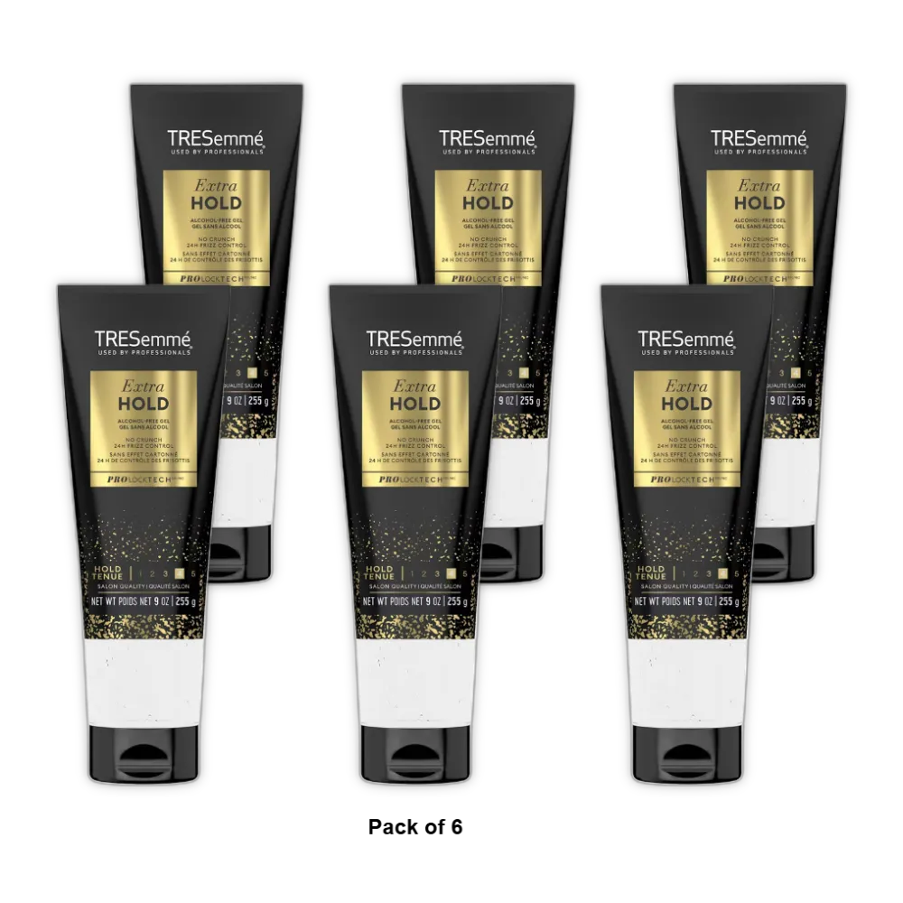 Tresemme Extra Hold Gel 9Oz (Pack of 6)