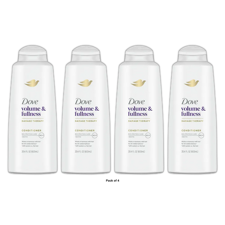Dove Volume & Fullness Conditioner with Bio-Nourish Complex 20.4Oz (Pack of 4)