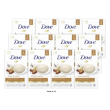 Dove Shea Butter Gentle Skin Bar Soap 6 Ea 3.75Oz (Pack of 12)