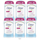 Dove Womens Antiperspirant Deodorant Powder Twin Pack 2.6Oz (Pack Of 6)