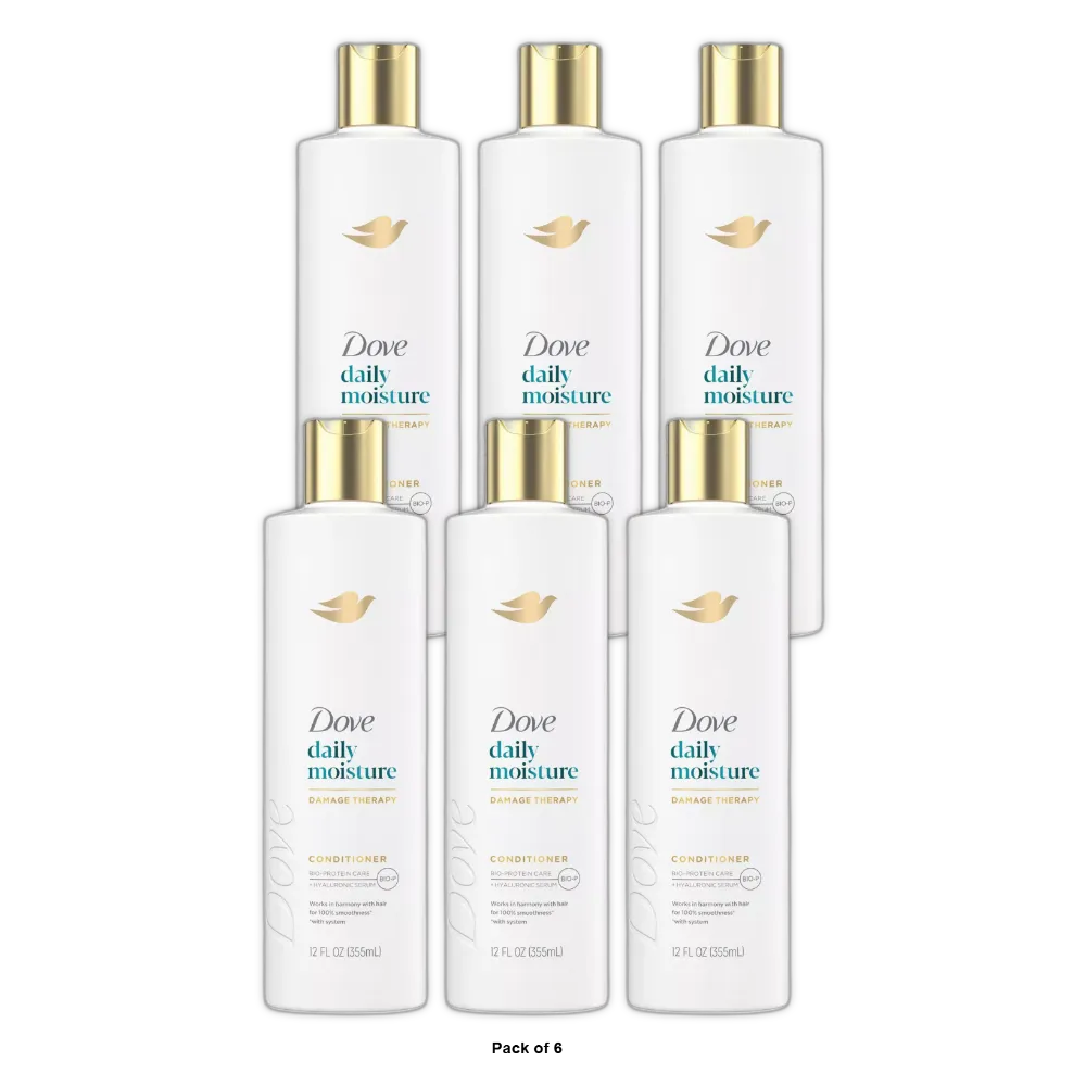 Dove Nutritive Solutions Daily Moisturizing Conditioner 12Oz (Pack of 6)