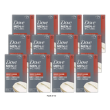 Dove Men Plus Care Body And Face Soap Bar Deep Clean 6 Ea 3.75Oz (Pack of 12)