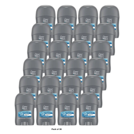 Dove Men Care 72 Hour Antiperspirant and Deodorant Stick Trial Size Clean Comfort 0.5Oz (Pack of 36)