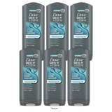 Dove Men Plus Care Clean Comfort Body And Face Wash 13.5Oz (Pack of 6)
