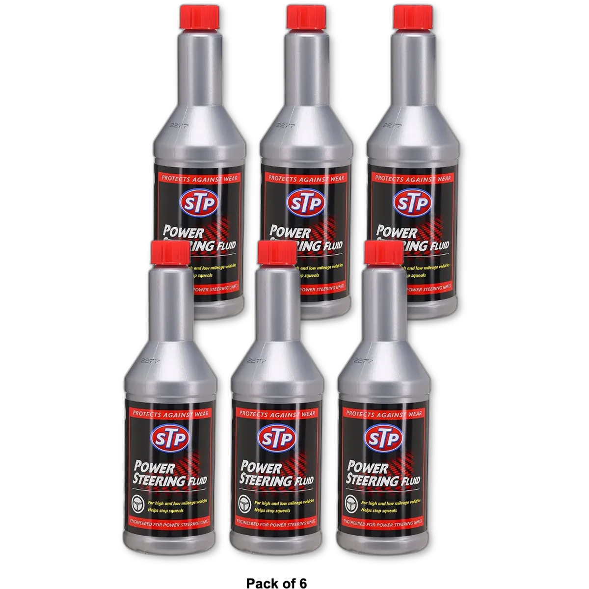 STP Heavy Duty Power Steering Fluid 12Oz (Pack of 6)