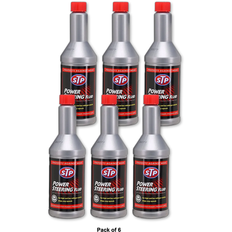 STP Heavy Duty Power Steering Fluid 12Oz (Pack of 6)