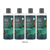 Dove Men Plus Care Relaxing Eucalyptus And Cedar Hydrating Body Wash 18Oz (Pack of 4)