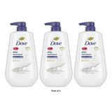 Dove Deep Moisture Nourishing Long Lasting Body Wash 30.6Oz (Pack of 3)