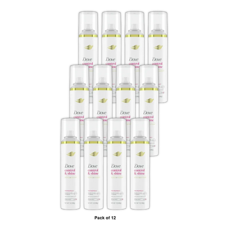 Dove Control And Shine Damage Expert Hairspray Extra Hold 7Oz (Pack of 12)