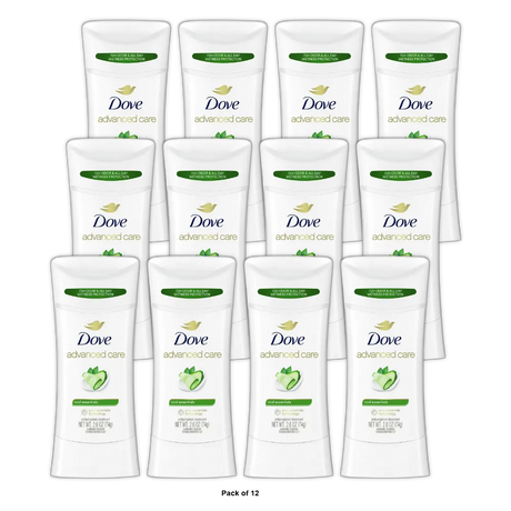 Dove Beauty Advanced Care Cool Essentials Antiperspirant & Deodorant2.6Oz (Pack of 12)