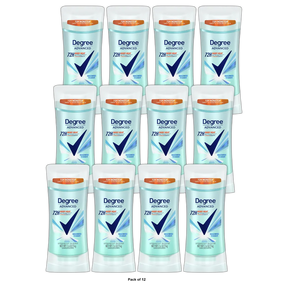 Degree Women Expert Protection Motionsense Invisible Solid Active Clean 2.6Oz (Pack of 12)