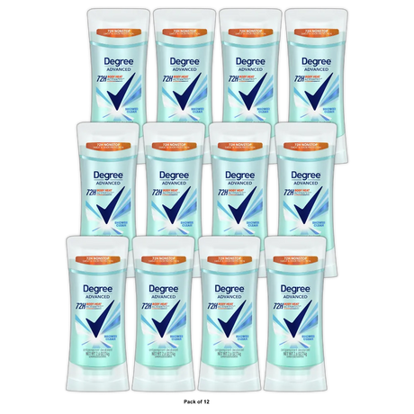 Degree Women Expert Protection Motionsense Invisible Solid Active Clean 2.6Oz (Pack of 12)