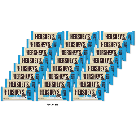 Hersheys Cookies N Creme King Size Bar 2.6Oz (Pack of 216)