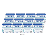 Tucks Medicated Cooling Pads For Hemorrhoid Relief 13.44Oz (Pack of 12)